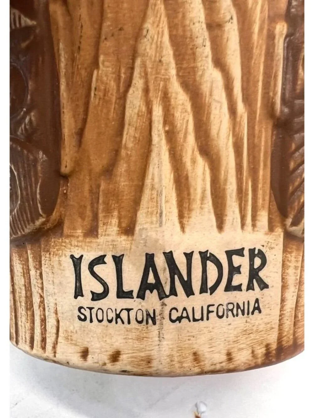 Vintage The Islander Three Face Bucket Mug, OMC JAPAN